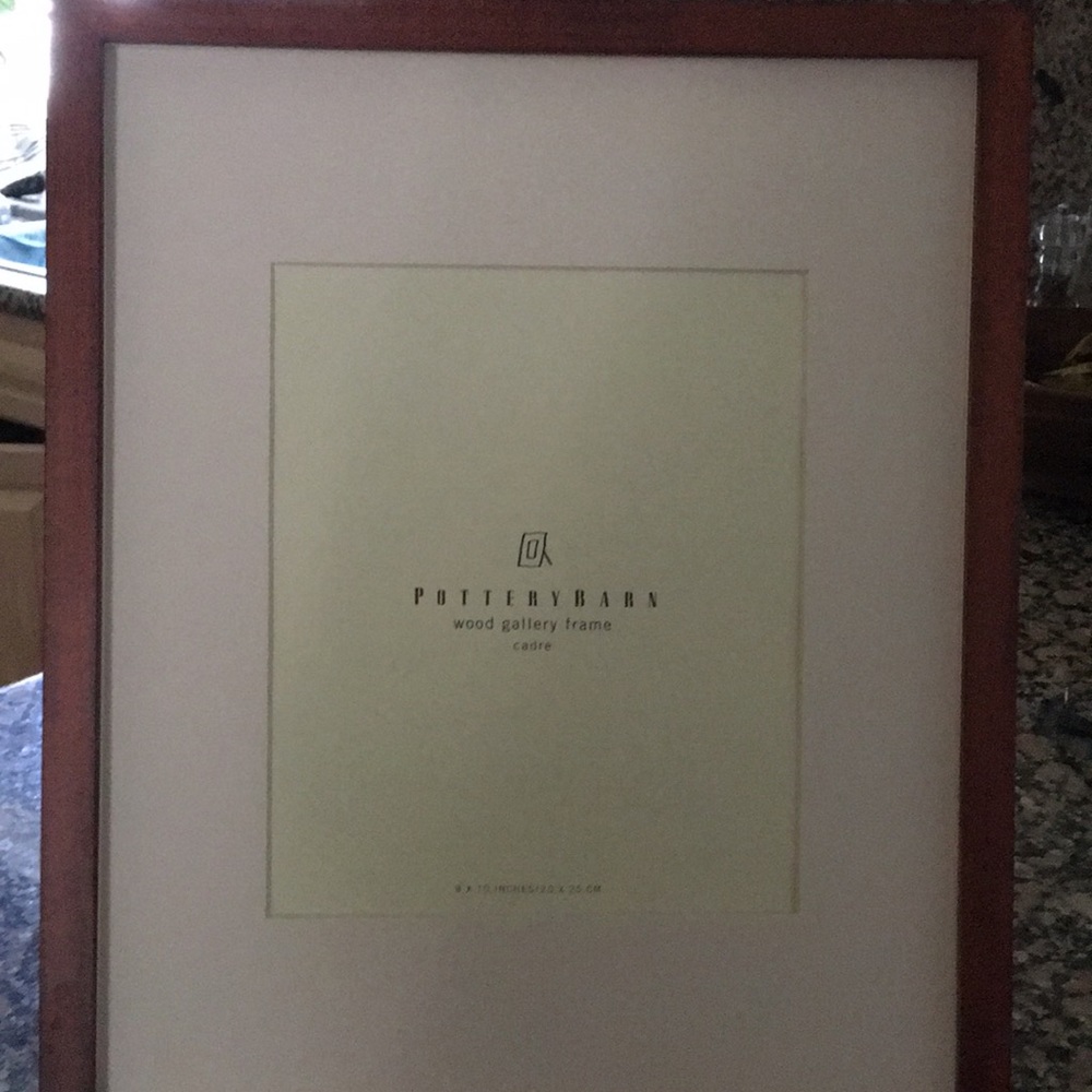 Pottery Barn mahogany frame